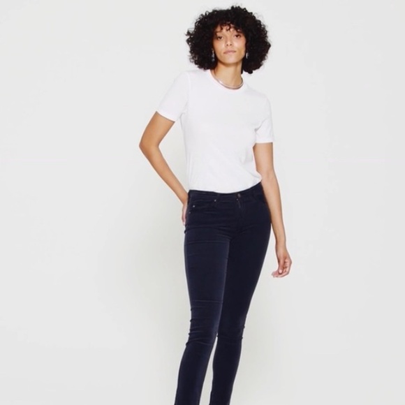 AG Adriano Goldsmith the Harper jeans Essential Straight Dark Blue Wash Sz 26R - Picture 1 of 12